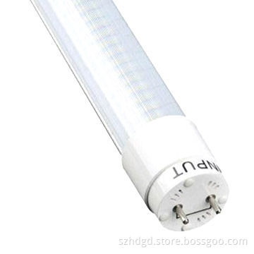 T8 LED Tube with 28mm Diameter, Transparent Cover and Small Ending